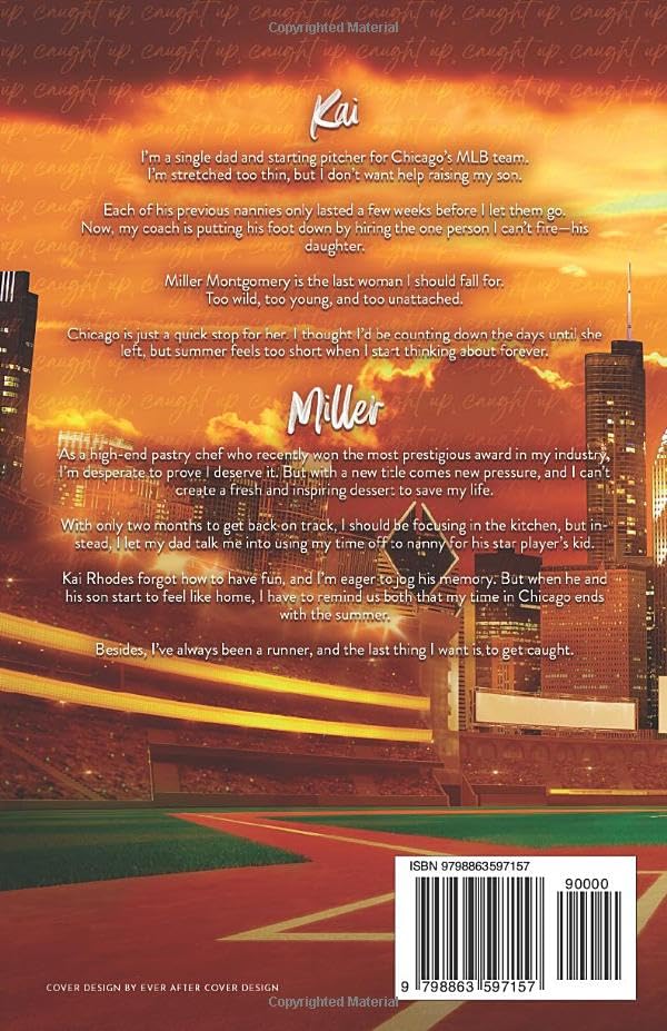 Book cover with text and cityscape background