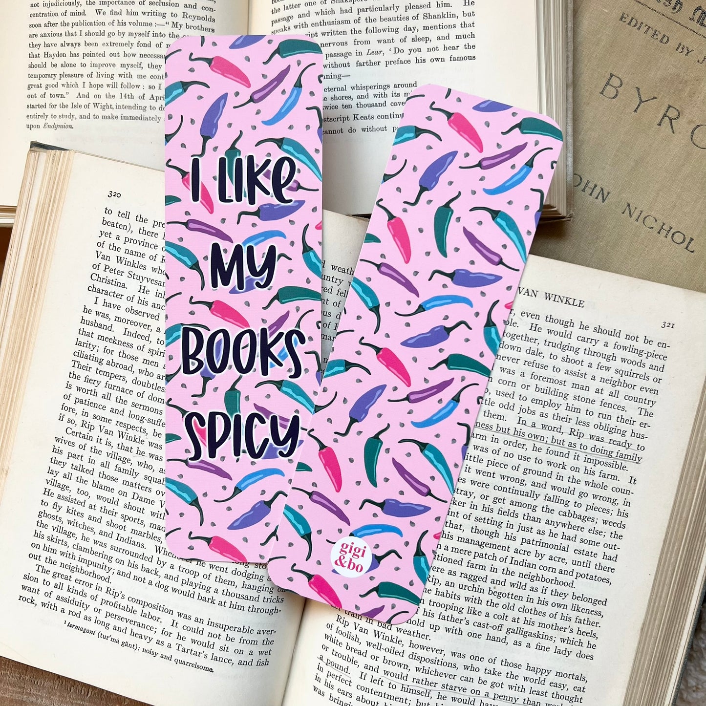 I like my books spicy bookmark