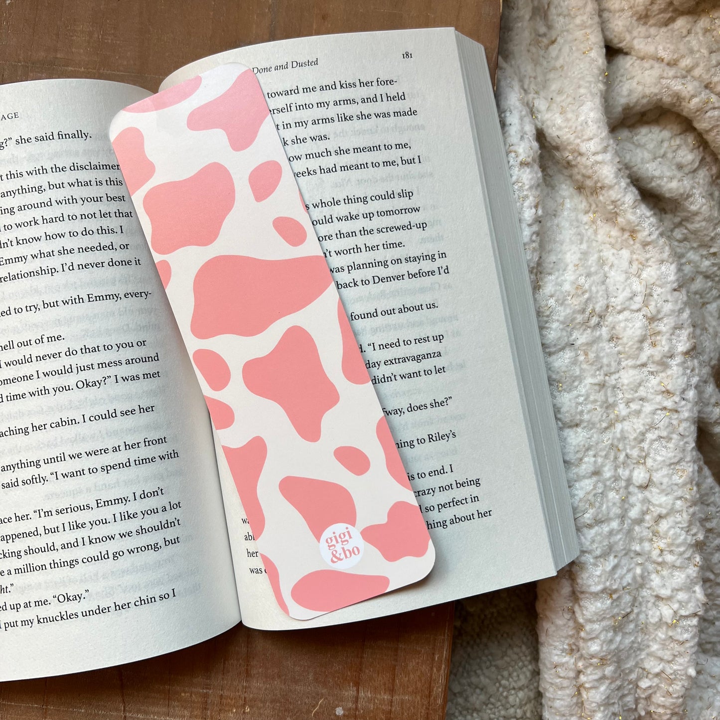 Pink Cowgirl bookmark
