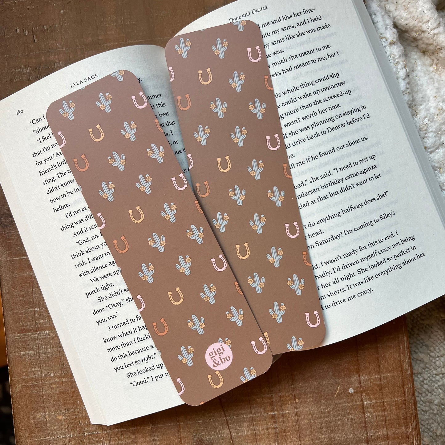 Cowboy Cactus bookmark