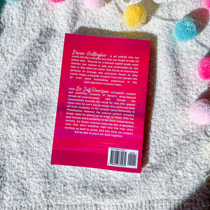 Back cover of 'Lessons in Falling' by Christy Schillig on a white background.