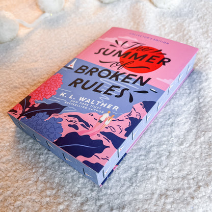 A book titled "The Summer of Broken Rules" by K. L.