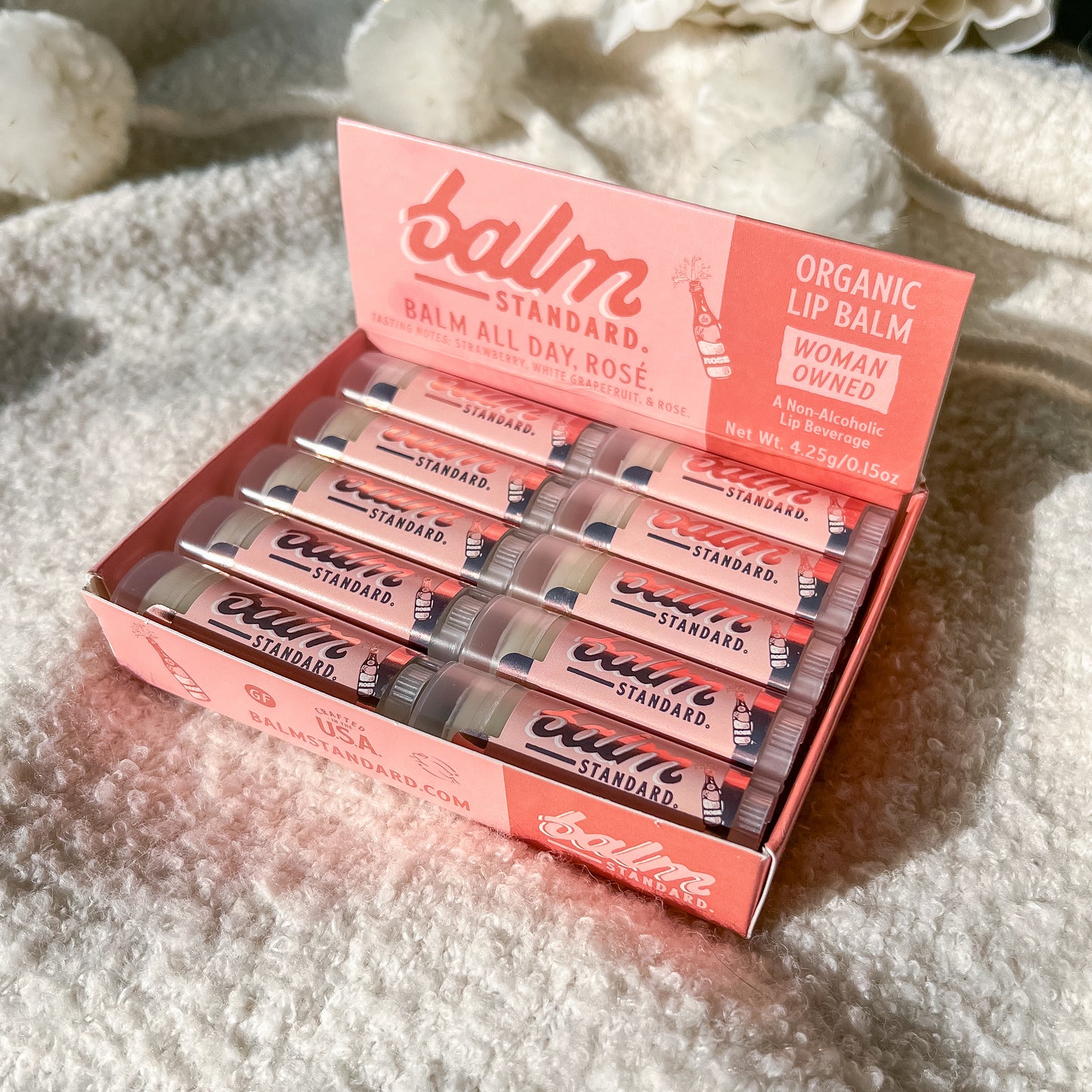 Balm All Day, Rosé Lip Balm by Balm Standard