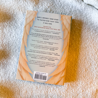 Book with text on a textured surface