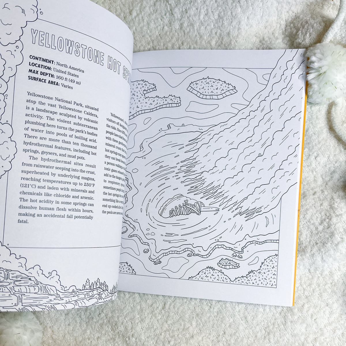 Spooky Lakes Coloring Book by Geo Rutherford
