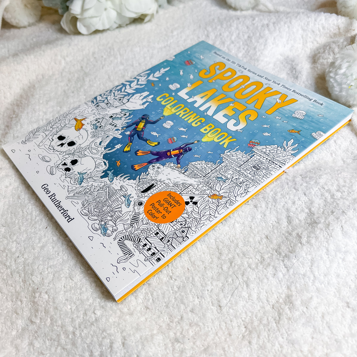 Spooky Lakes Coloring Book by Geo Rutherford
