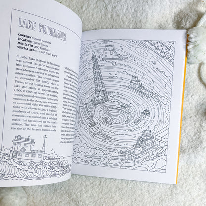 Spooky Lakes Coloring Book by Geo Rutherford