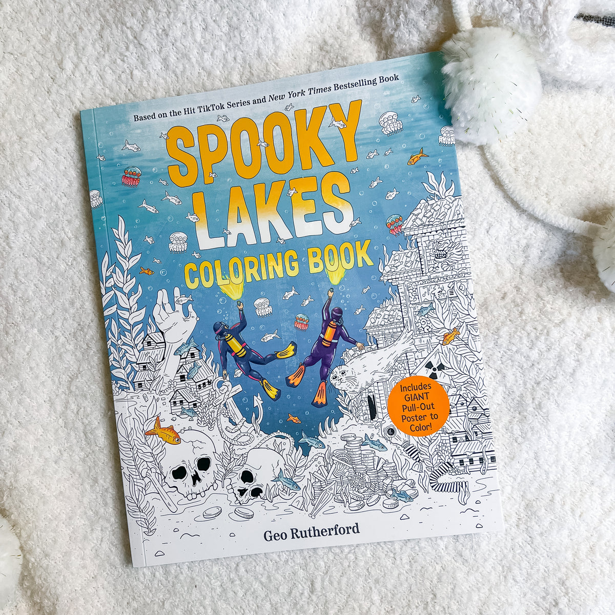 Spooky Lakes Coloring Book by Geo Rutherford