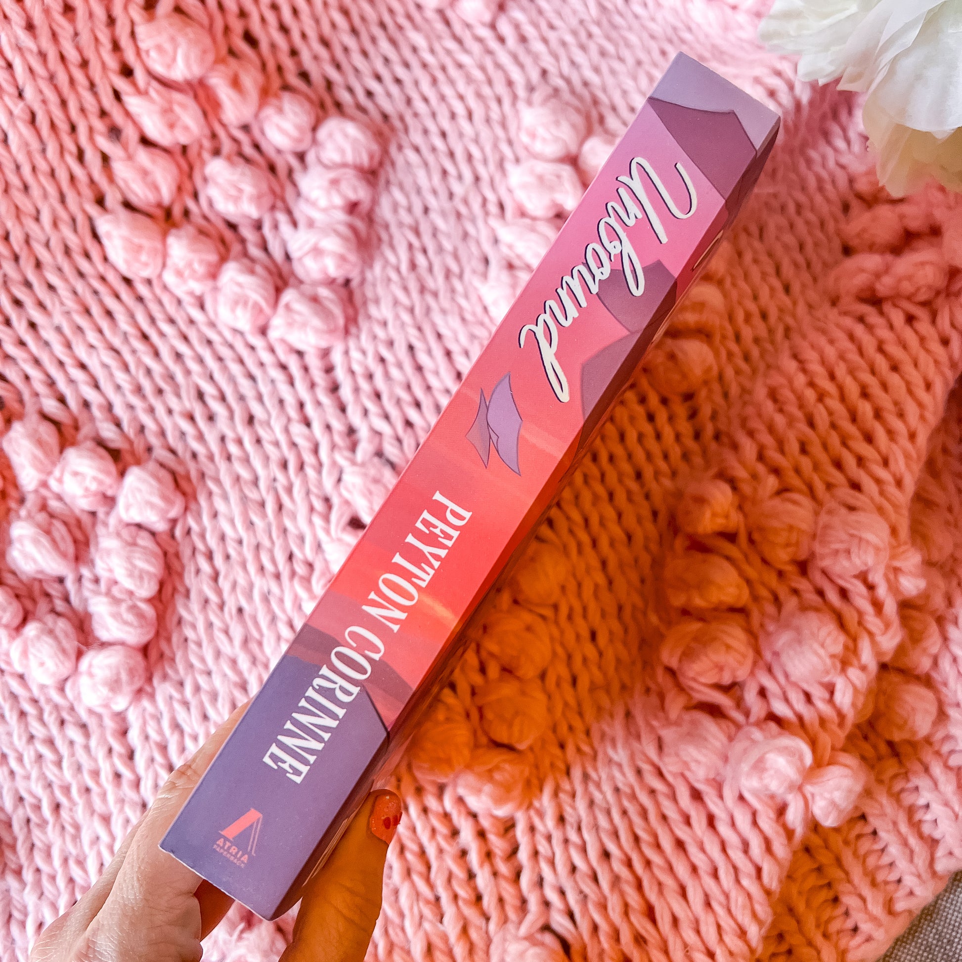 Spine of "Unbound" by Peyton Corinne
