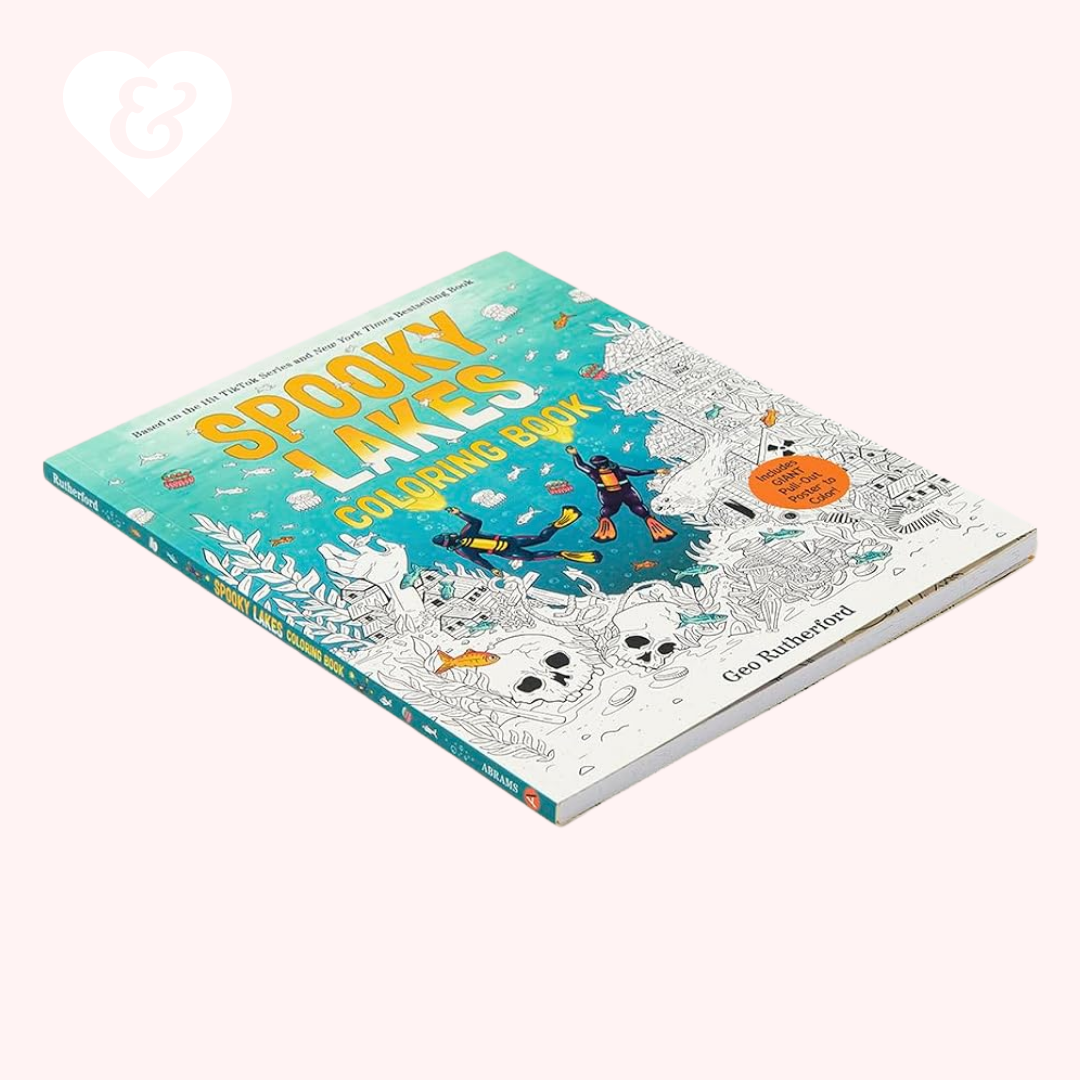 Spooky Lakes Coloring Book by Geo Rutherford