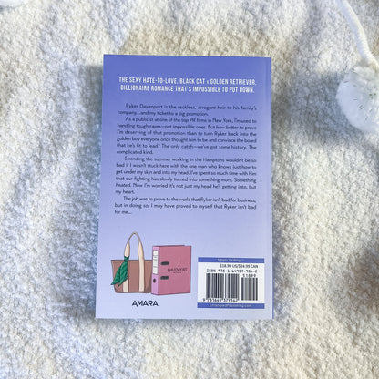 Back cover of a book with text and a barcode on a textured surface