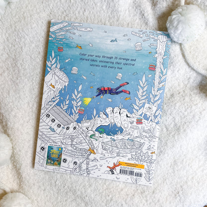 Spooky Lakes Coloring Book by Geo Rutherford