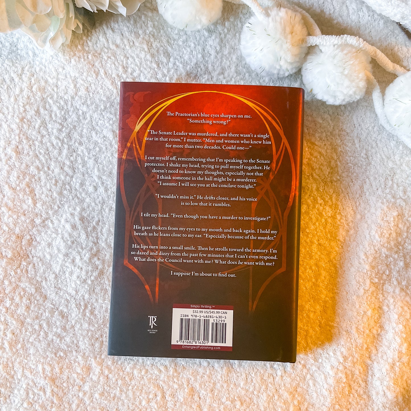 The back book cover of 'Verity Guild' by Mai Corland with a fantasy design.