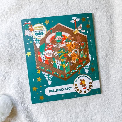 Cute 'n' Cozy Christmas Sticker Therapy (UK Edition) by Matthias Orsi