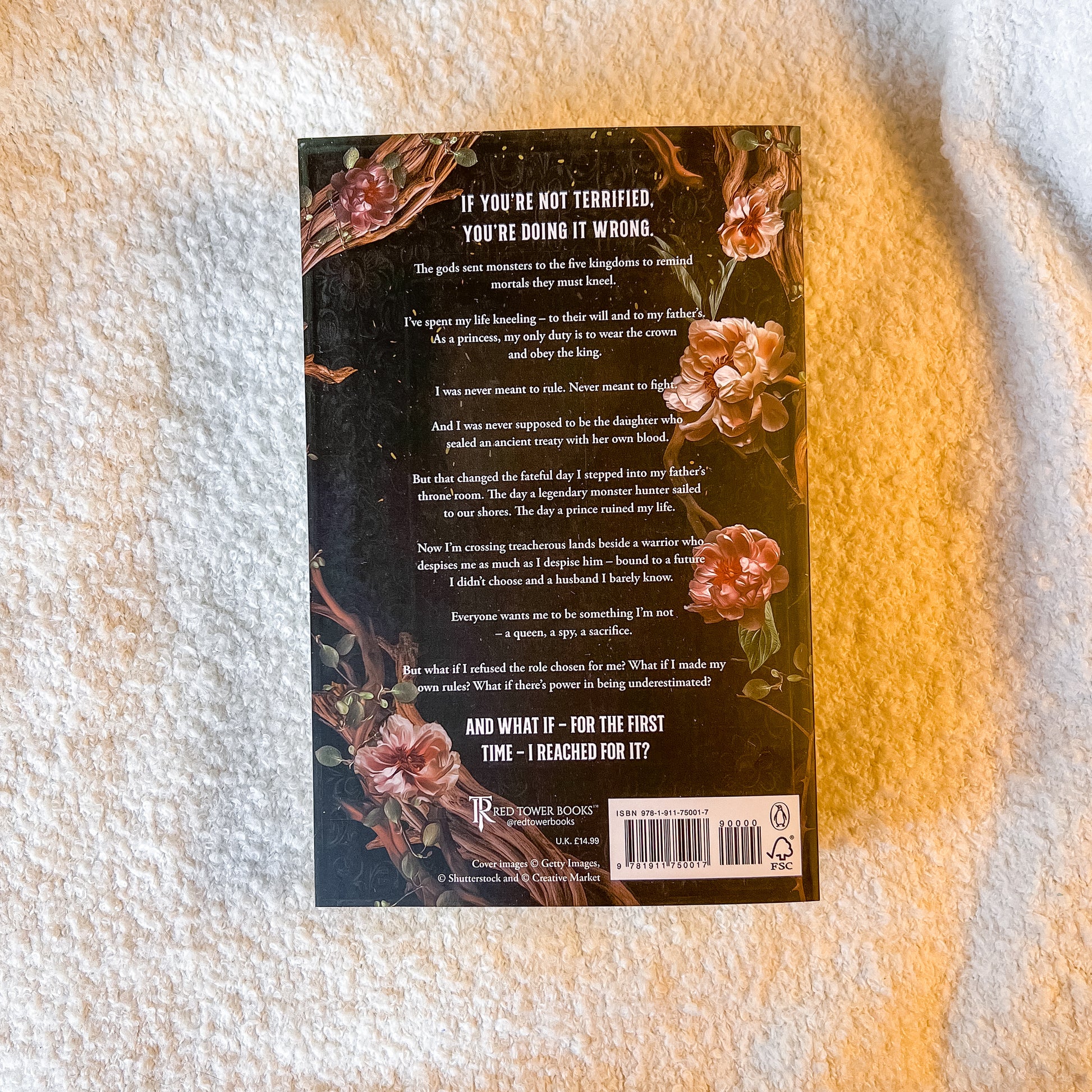 Back cover of the book "Rites of the Starling" on a soft white background