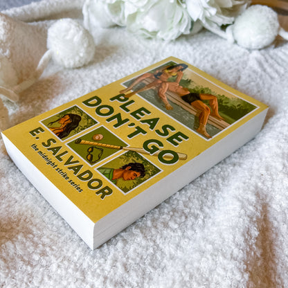 Book cover of 'Please Don't Go' by E. Salvador on a white background