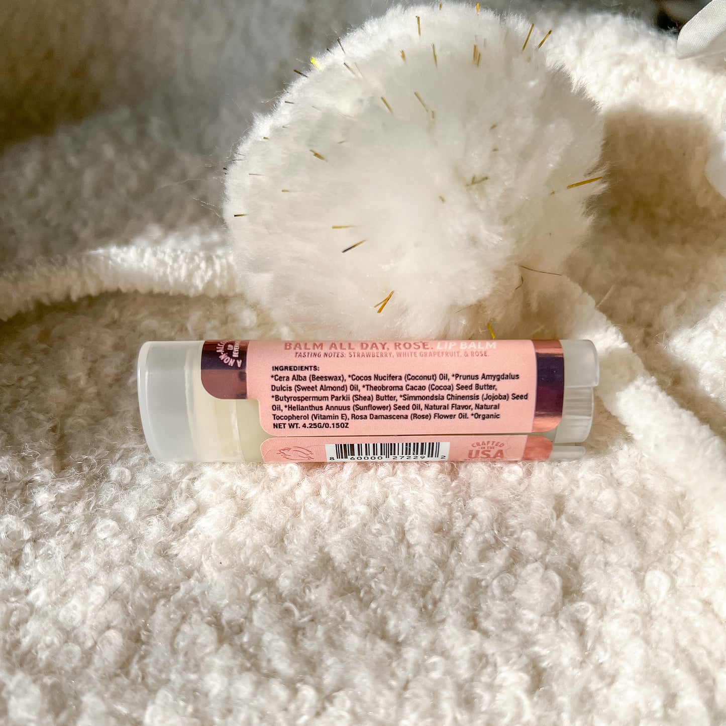 Balm All Day, Rosé Lip Balm by Balm Standard