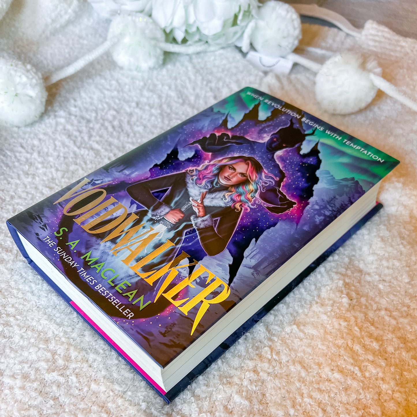 The book "Voidwalker" by SA Maclean on a textured white background