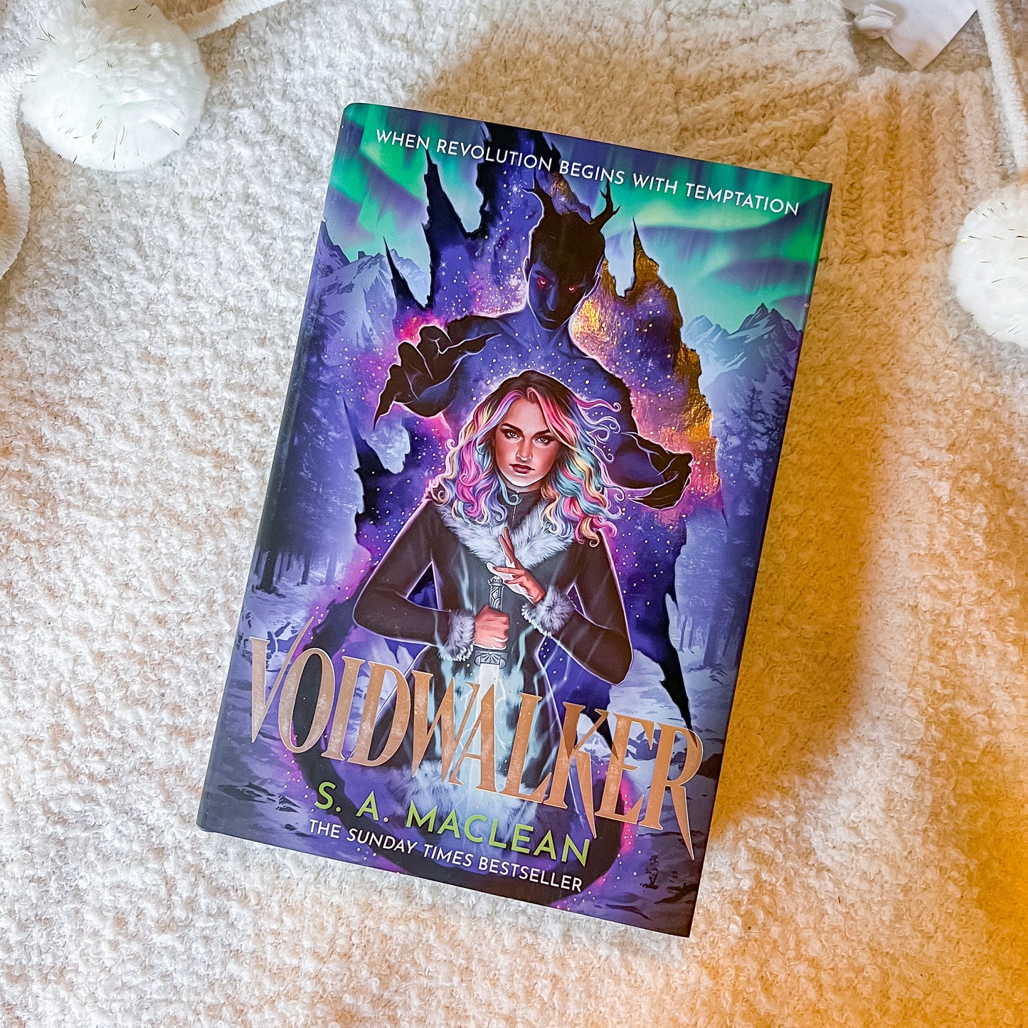 The book "Voidwalker" by SA Maclean on a textured white background