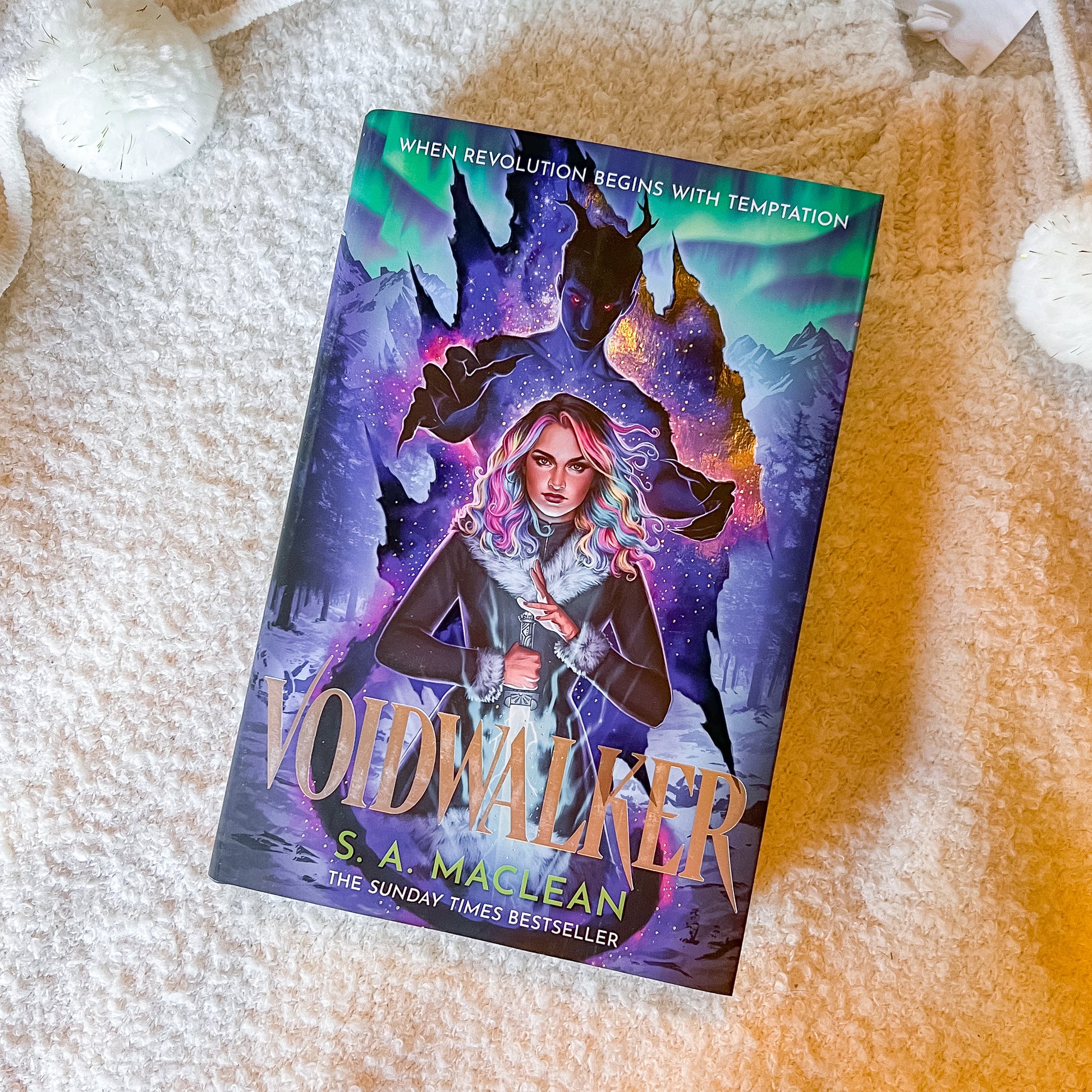 The book "Voidwalker" by SA Maclean on a textured white background