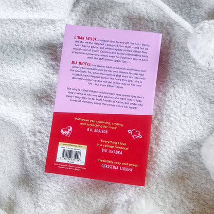 The back cover of a book