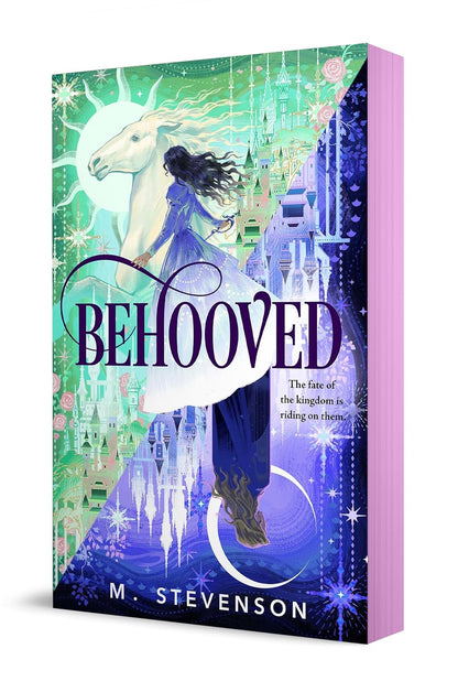 Book cover of 'Behooved' by M. Stevenson with a fantasy design.