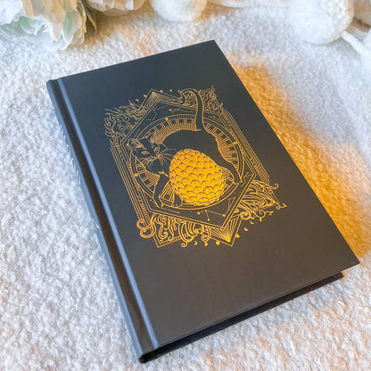 the plain hardcover of "blood bound"