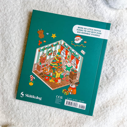 Cute 'n' Cozy Christmas Sticker Therapy (UK Edition) by Matthias Orsi