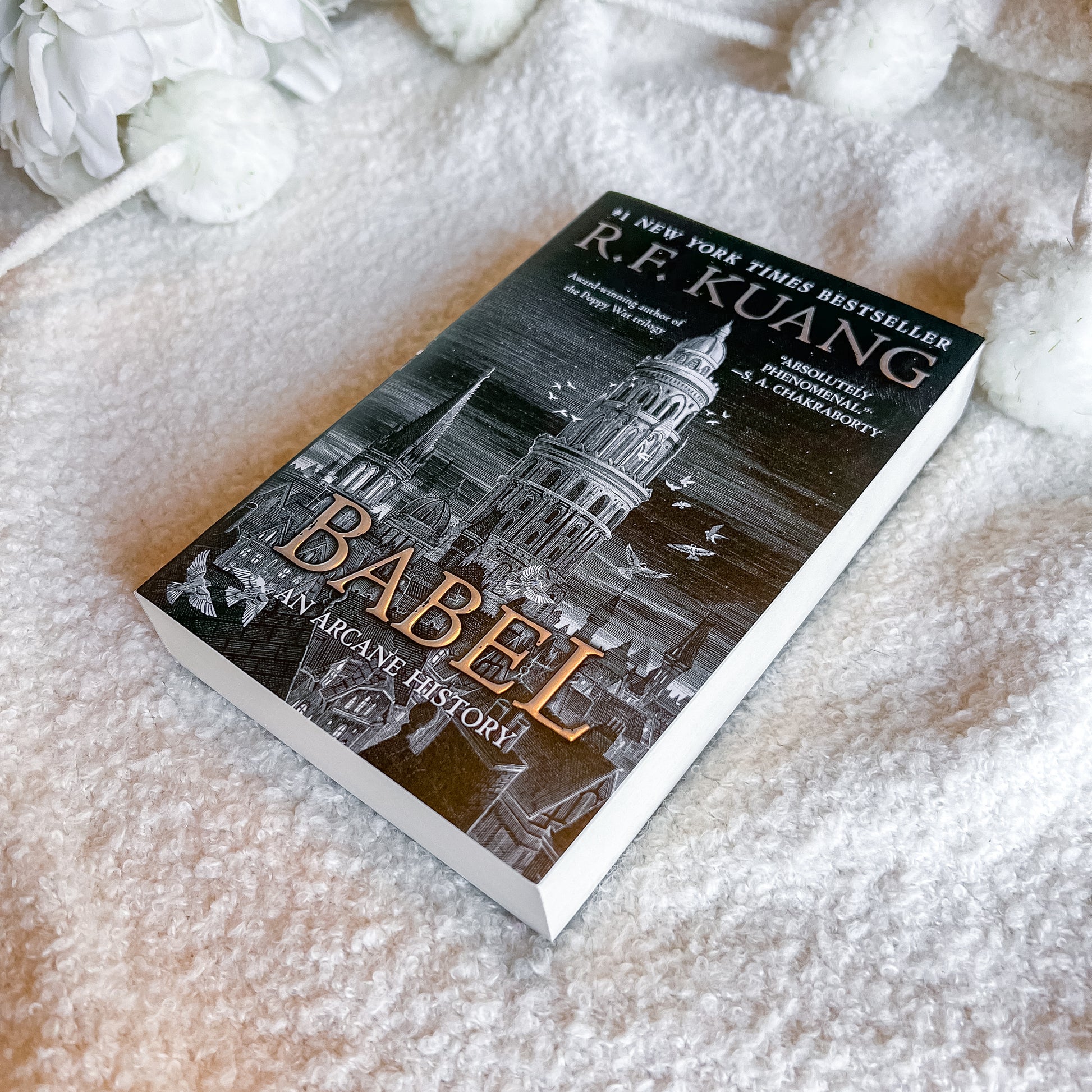 A book titled 'Babel: An Arcane History' by R.F.