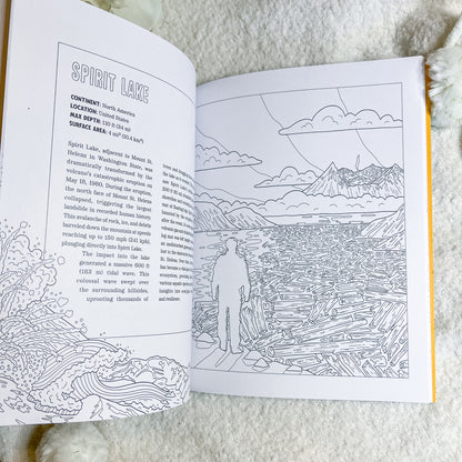 Spooky Lakes Coloring Book by Geo Rutherford