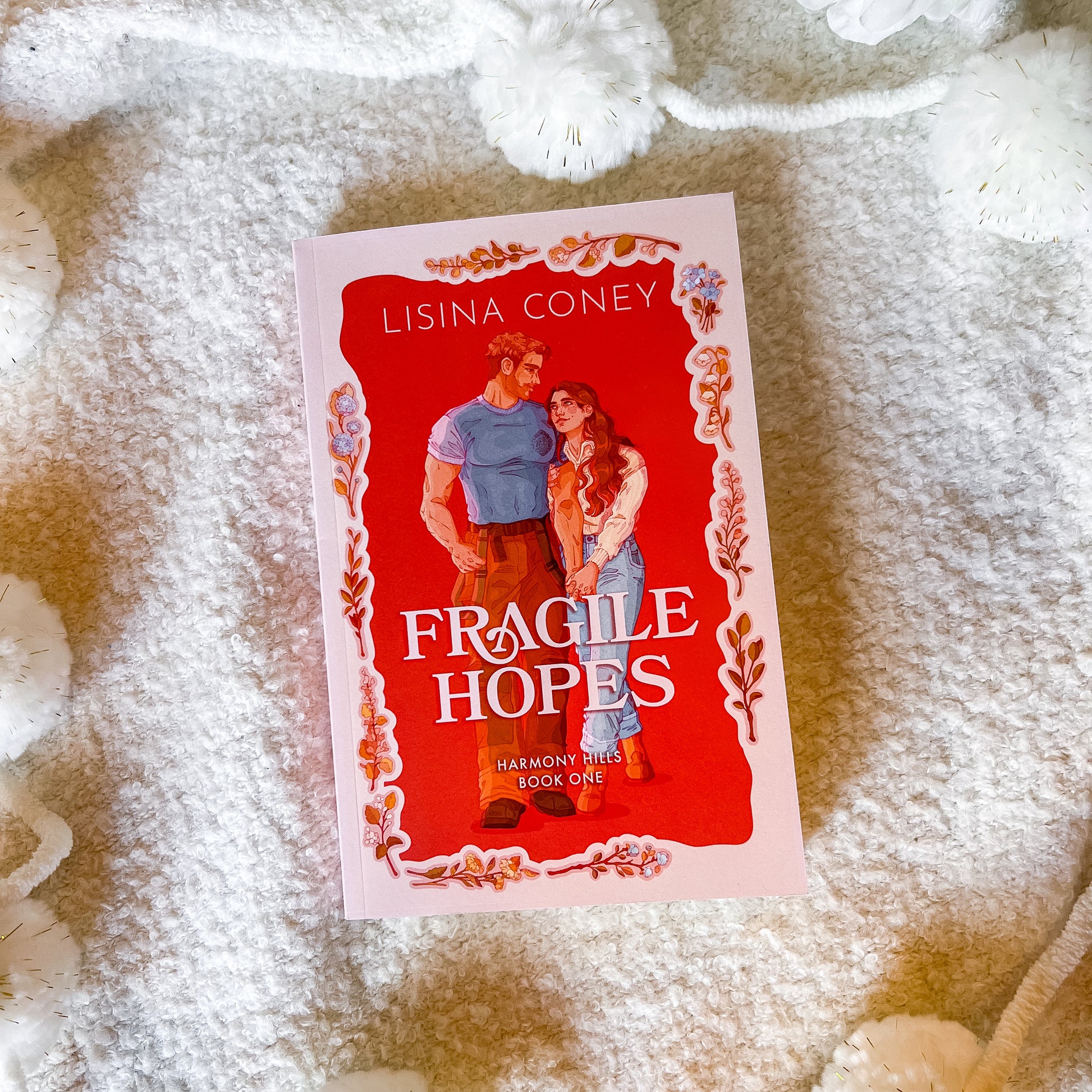 Book cover of 'Fragile Hopes' by Lisina Coney on a textured surface