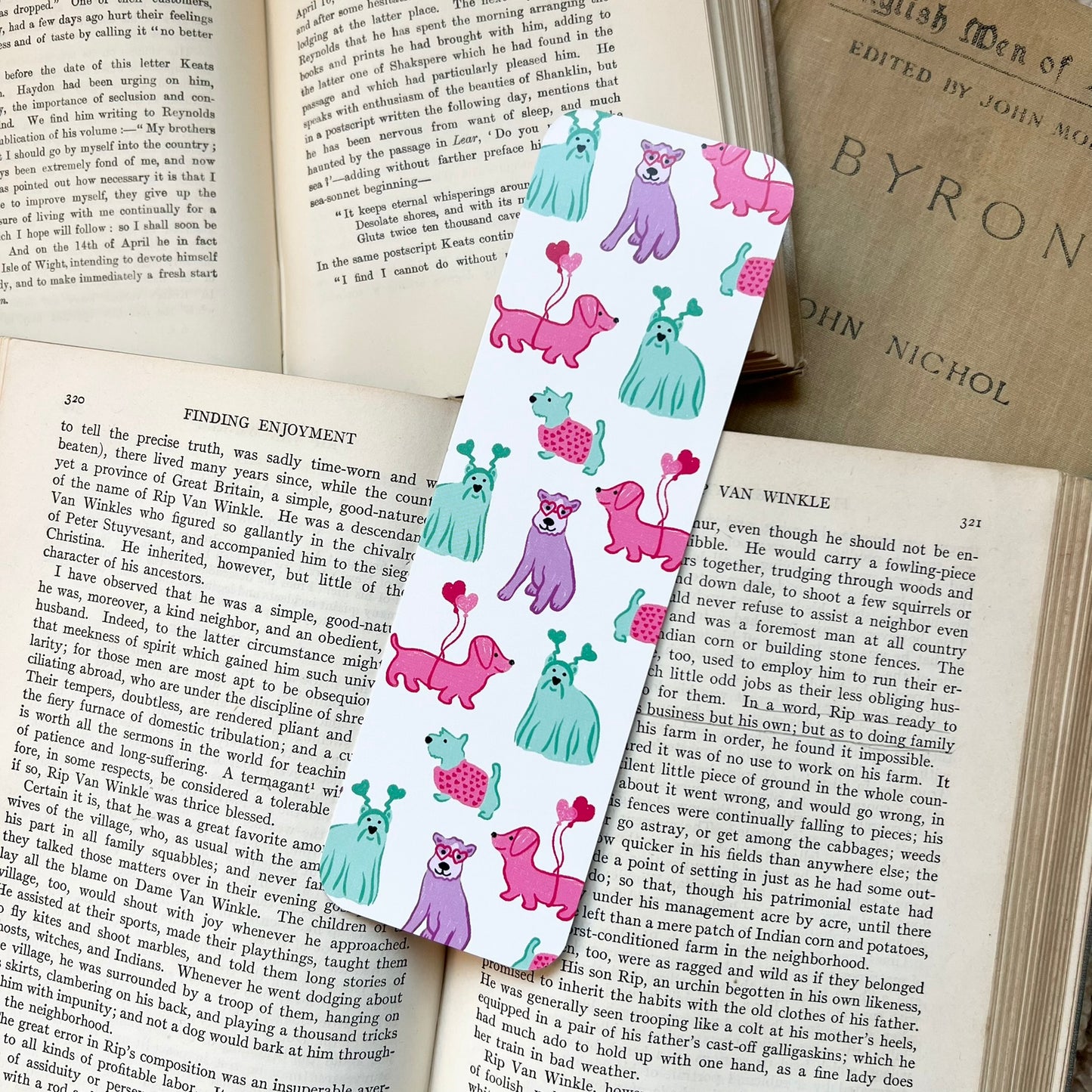 Love pups dog bookmark