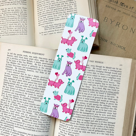 Love pups dog bookmark