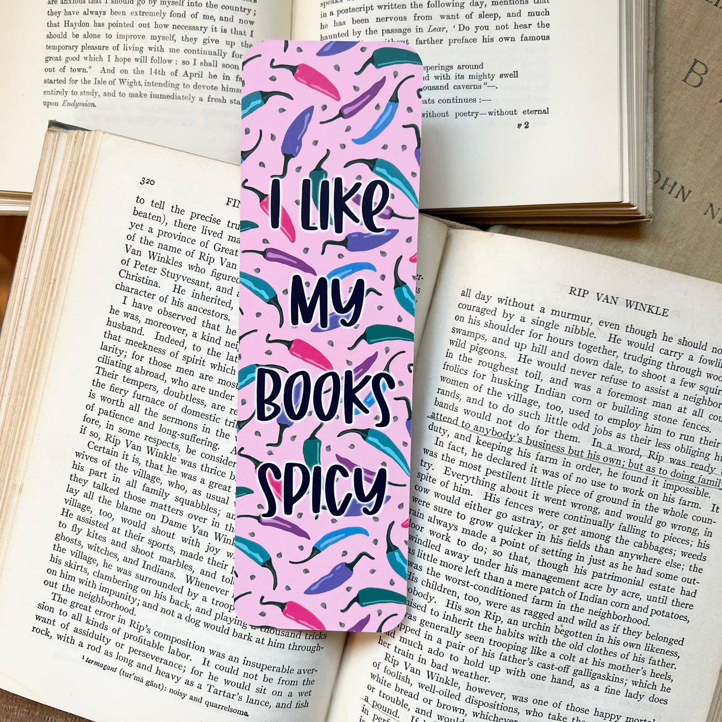 I like my books spicy bookmark