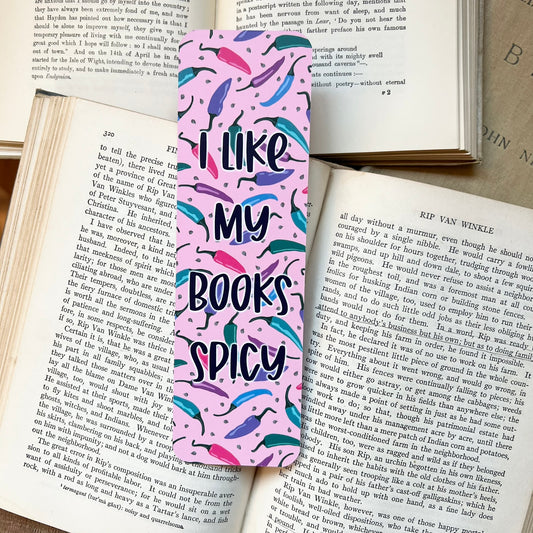 I like my books spicy bookmark