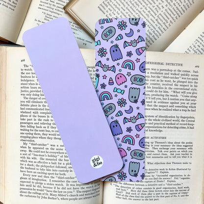 Ghosty boo Halloween fall bookmark