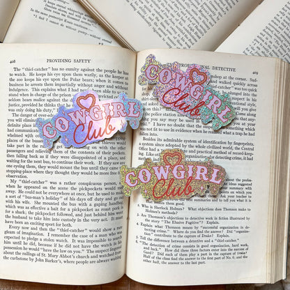 Cowgirl Club sticker