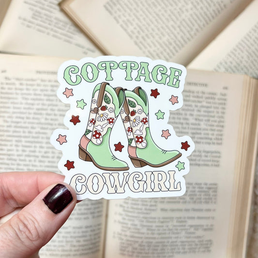 Cottage Cowgirl sticker