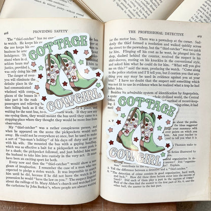 Cottage Cowgirl sticker