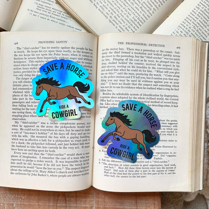 Save a Horse, Ride a Cowgirl sticker