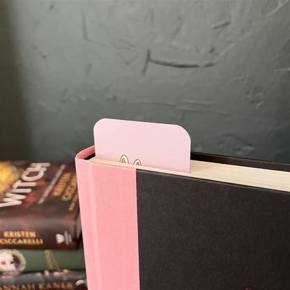 Reading Bunny Rainbow bookmark