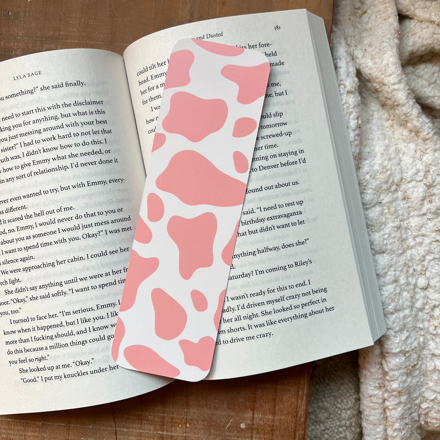 Pink Cowgirl bookmark