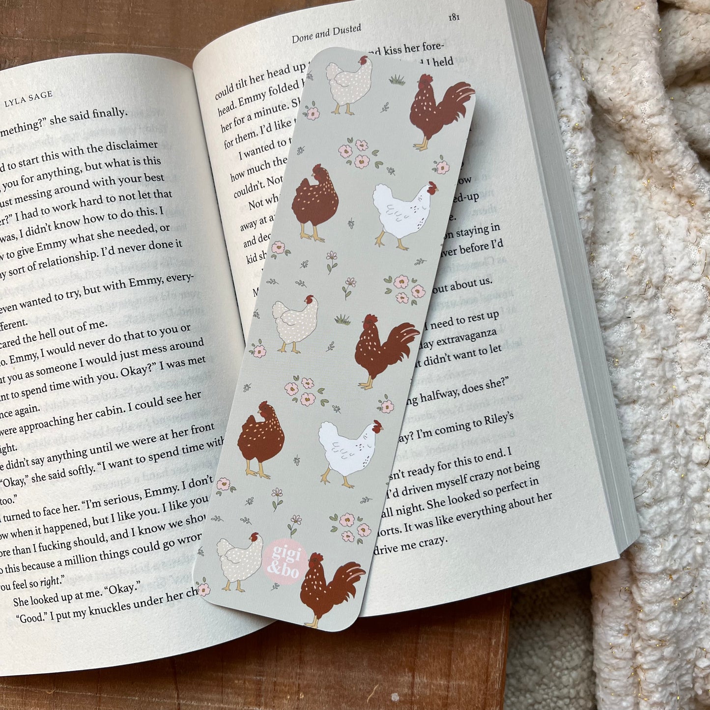 Happy Chicken bookmark
