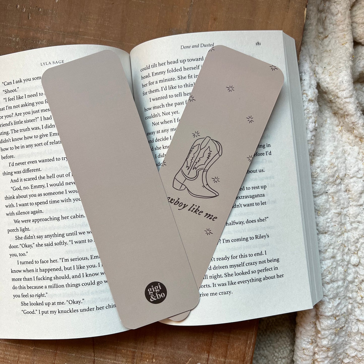 Cowboy Like Me bookmark