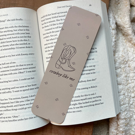 Cowboy Like Me bookmark