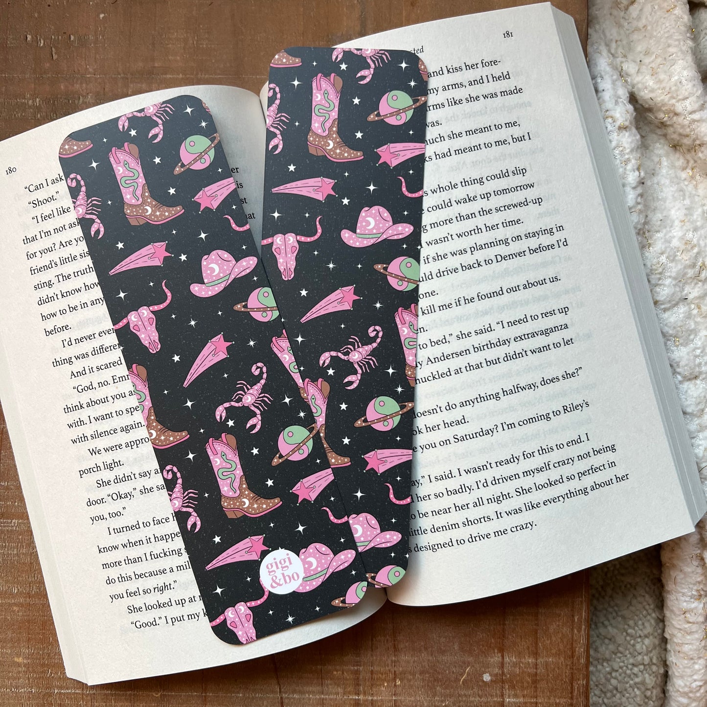 Zodiac Cowgirl bookmark