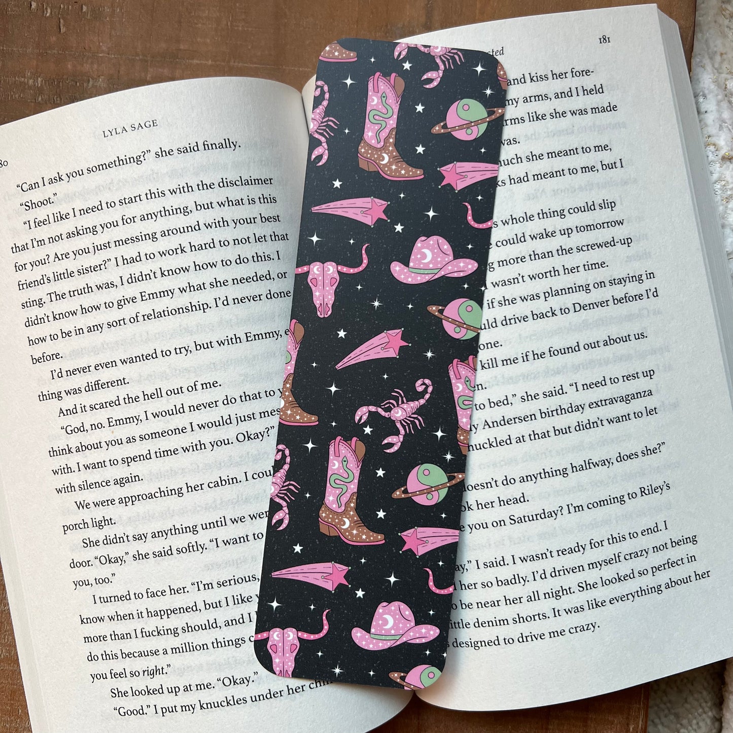 Zodiac Cowgirl bookmark