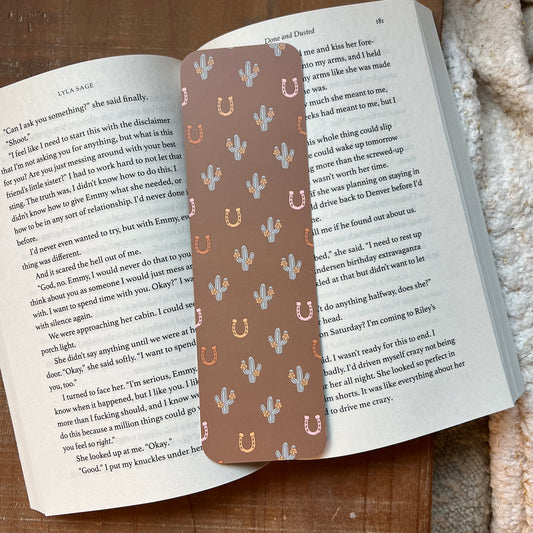 Cowboy Cactus bookmark