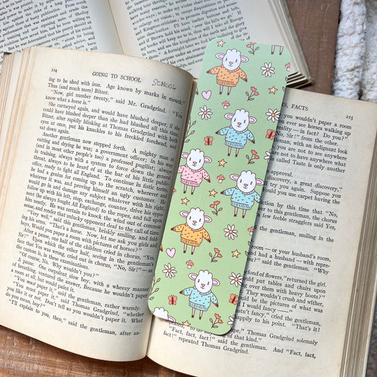 Wooly sweater sheep bookmark