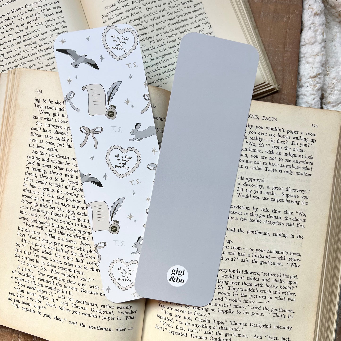 All is fair in love and poetry bookmark